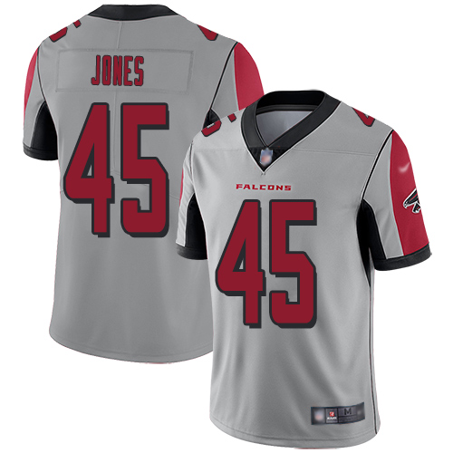 Atlanta Falcons Limited Silver Men Deion Jones Jersey NFL Football #45 Inverted Legend->women nfl jersey->Women Jersey